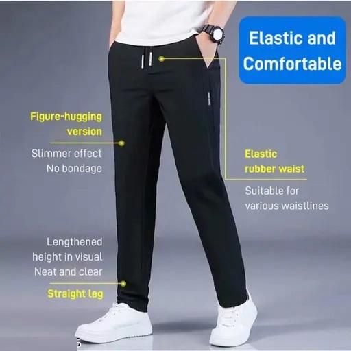 Combo of Men's NS Lycra Track Pants - Pack of 2