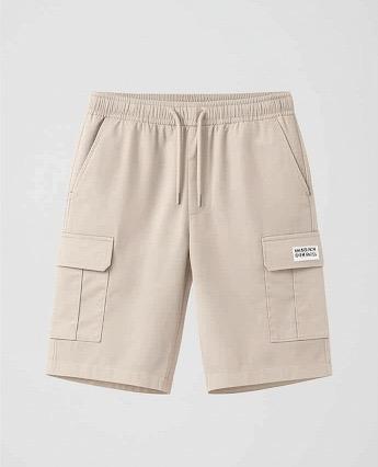 Men's Cotton Casual Cargo Shorts - Pack of 3