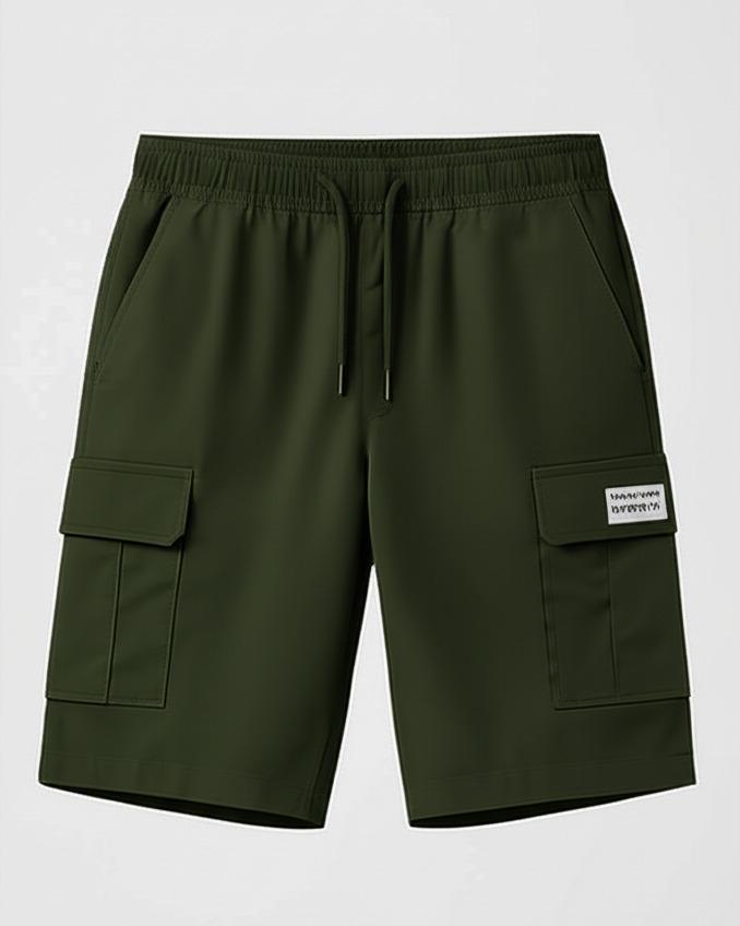 Men's Cotton Casual Cargo Shorts - Pack of 3